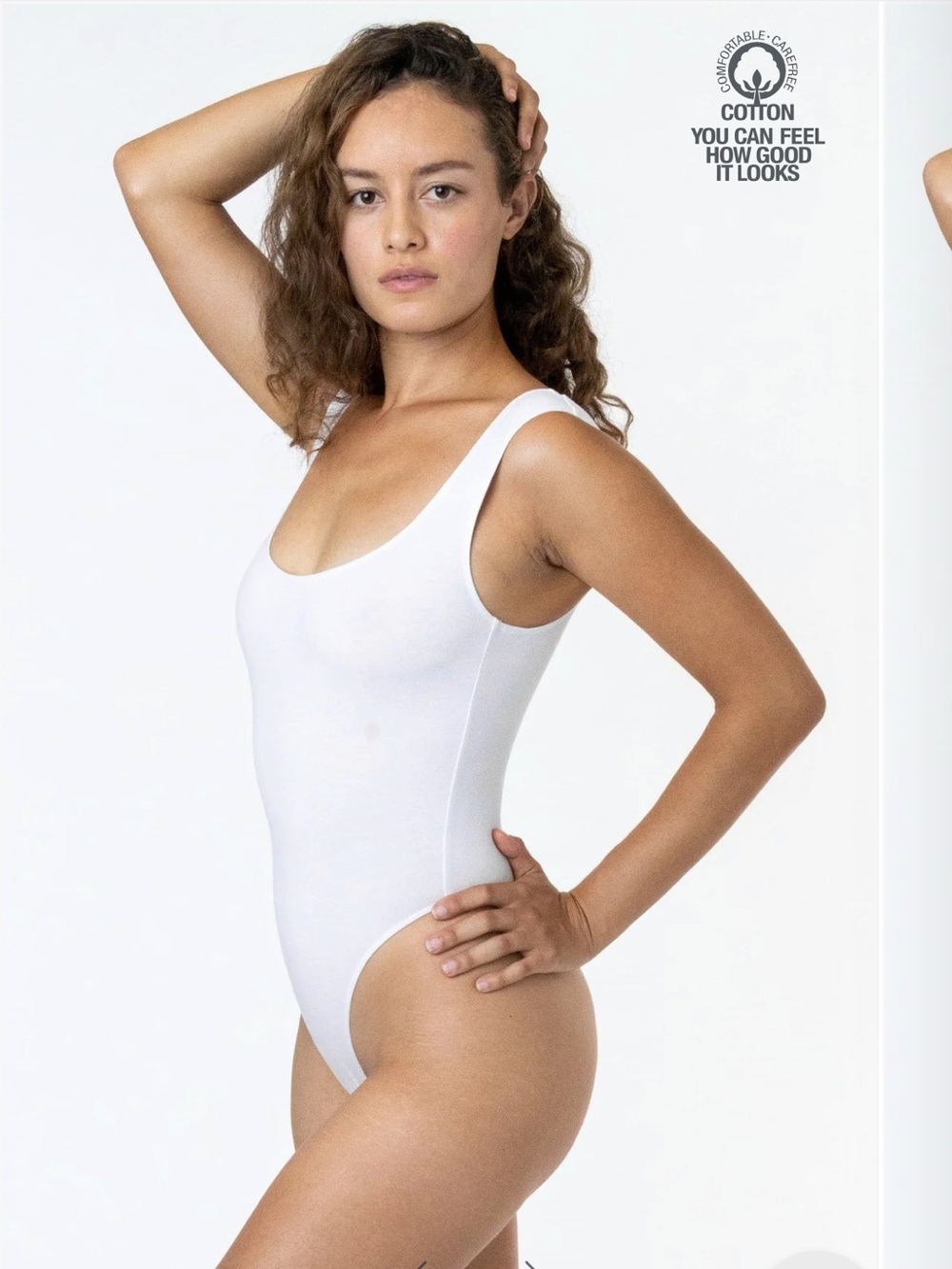 Los Angeles Apparel squareneck bodysuit BRAND NEW